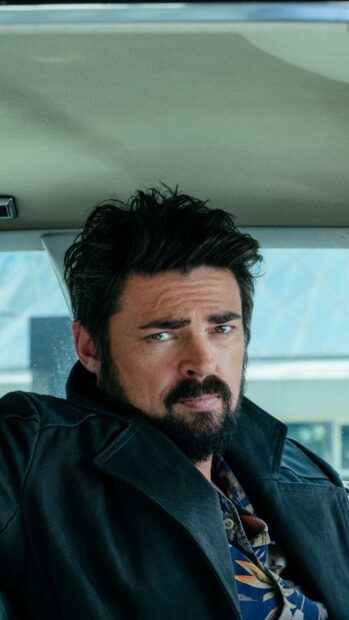 A close up portrait of Karl Urban showing his thoughtful expression, 2K Phone Wallpaper