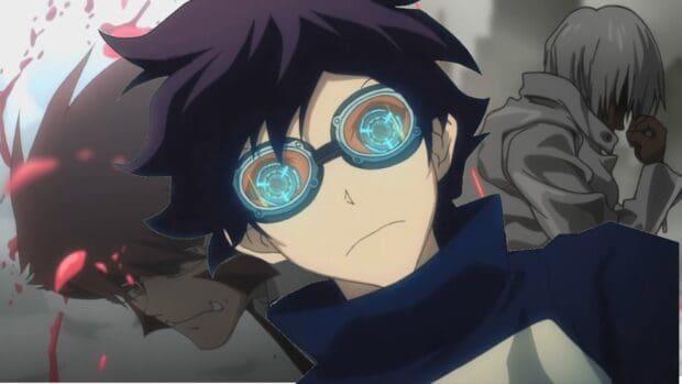 The Kekkai Sensen characters prepare for battle in a tense moment from the anime, HD Desktop Wallpaper