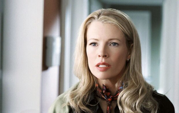 Kim Basinger looks serious with a focused expression in a close up shot, HD Desktop Wallpaper