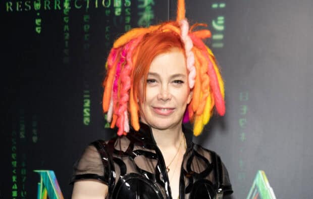 Lana Wachowski wallpapers show her with vibrant orange and pink dreadlocks, HD Desktop Wallpaper
