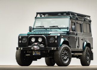 A Land Rover Defender is shown with offroad features and accessories, HD Desktop Wallpaper