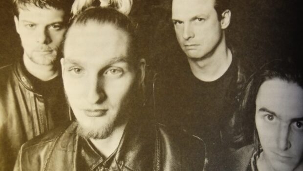 The Layne Staley Wallpapers band poses seriously in a black and white photo, HD Desktop Wallpaper