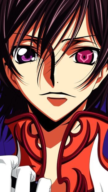 Lelouch Lamperouge is shown with distinct eyes and detailed attire, HD Phone Wallpaper