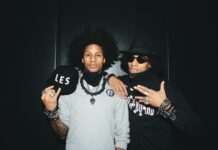 Les Twins posing together with stylish hats and jewelry, HD Desktop Wallpaper