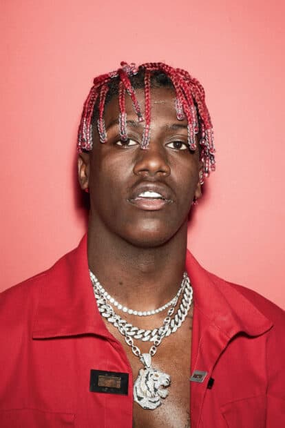 Lil Yachty wears red clothes and diamond chains, HD Mobile Wallpaper