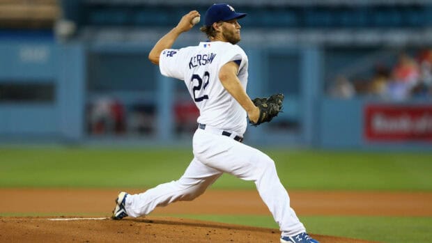 A Los Angeles Dodgers pitcher is captured mid pitch during a baseball game, HD Desktop Wallpaper