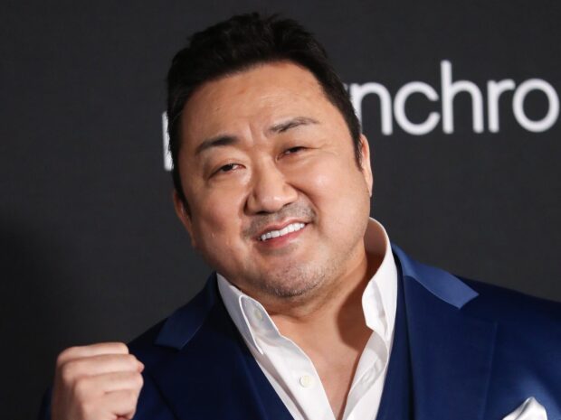 Ma Dong Seok smiles confidently at the event, HD Desktop Wallpaper