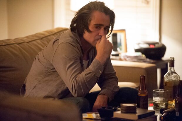 A man smoking indoors looks pensive and surrounded by drinks in a dim room featuring True Detective Tv Series Wallpapers, HD Desktop Wallpaper