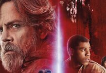 Mark Hamill and other characters from Star Wars are featured in this action packed scene, 4K Phone Wallpaper