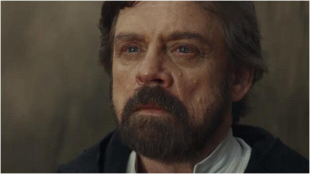A close up of Mark Hamill showing his beard and solemn expression, HD Desktop Wallpaper