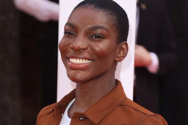 Michaela Coel wallpapers show her bright smile and natural beauty, HD Mobile Wallpaper