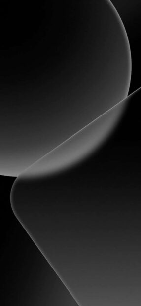 Smooth abstract black shapes blending in iPhone 17 Wallpapers, HD iPhone Wallpaper