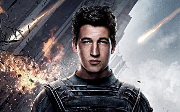 Mr Fantastic is standing firm amid explosions and falling debris, HD Desktop Wallpaper