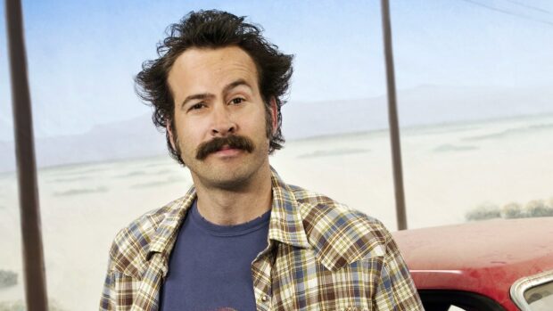 A close up of a man with a mustache from My Name Is Earl TV series, HD Desktop Wallpaper