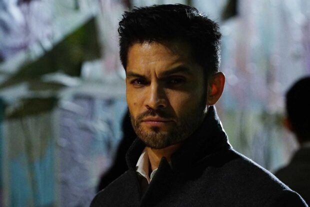 Nicholas Gonzalez looks seriously with a dark coat in this portrait, HD Desktop Wallpaper