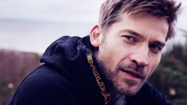 A close up portrait of Nikolaj Coster Waldau looking into the camera, 4K Desktop Wallpaper