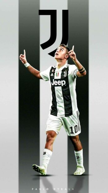 Paulo Dybala celebrating in Juventus jersey for Forza Juve Wallpapers, HD Phone Wallpaper