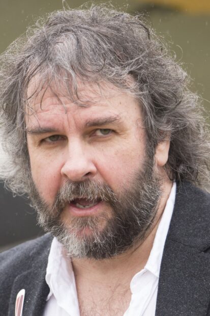 A close up portrait of Peter Jackson showing his curly hair and beard, HD Mobile Wallpaper