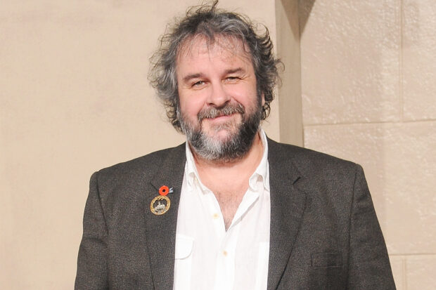 Peter Jackson looks smiling in a casual suit at an event, HD Desktop Wallpaper