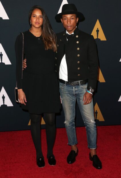 Pharrell Williams wallpapers featuring him with a companion at a formal event, 2K Desktop Wallpaper