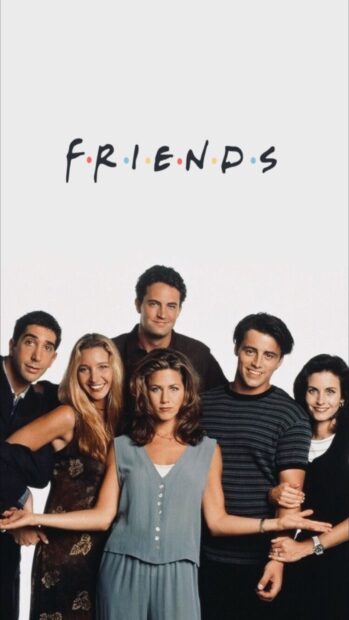 Phoebe Buffay wallpapers with friends standing together, HD Phone Wallpaper
