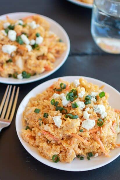A close up of quinoa mixed with cheese and green onions on a plate, HD Mobile Wallpaper