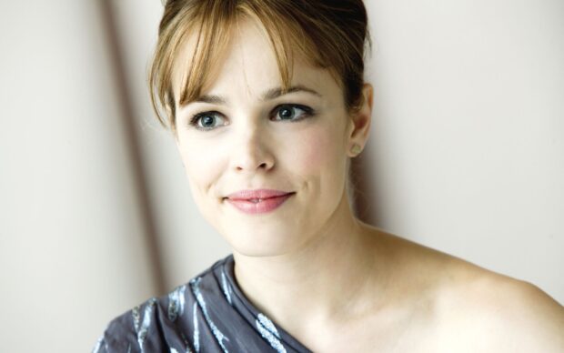 Rachel Mcadams Wallpapers showing a close up of her face with a gentle smile, HD Desktop Wallpaper