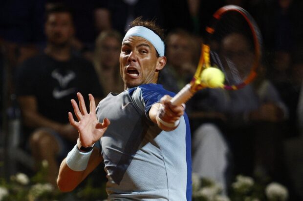 Rafael Nadal focused during a tennis match at French Open Roland Garros, 2K Desktop Wallpaper