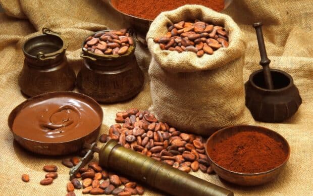 Cocoa Wallpapers displayed in rustic setting, HD Desktop Wallpaper