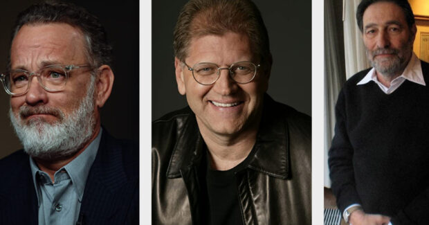 A set of portraits featuring Robert Zemeckis in different poses and expressions, 2K Desktop Wallpaper