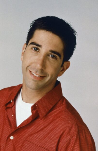 A smiling man wearing a red shirt represents Ross Friends wallpapers, HD Mobile Wallpaper