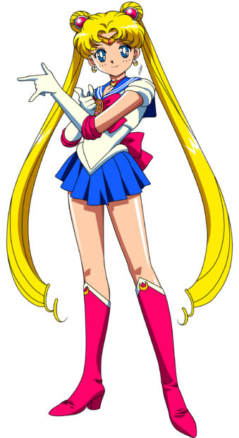 Sailor Moon Eternal wallpapers show the character in a confident pose with detailed outfit and vibrant colors, 2K Desktop Wallpaper