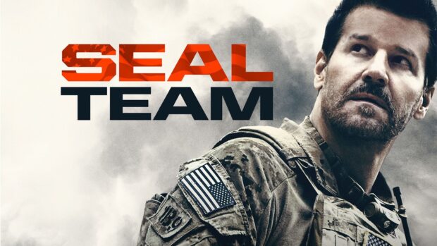 A soldier looks thoughtful with Seal Team text in the background, HD Desktop Wallpaper