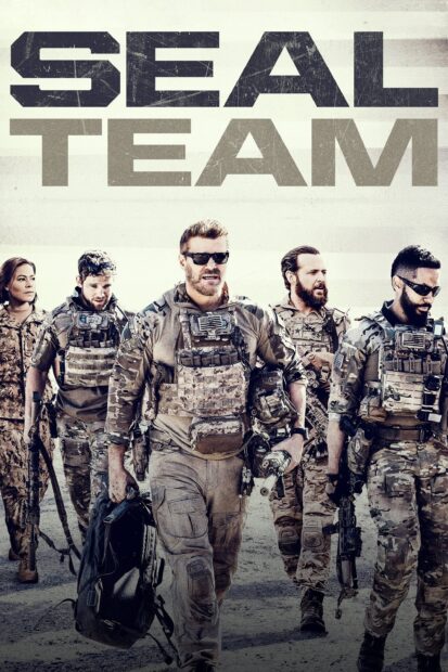 The Seal Team is shown in tactical gear walking together in a desert setting, 2K Mobile Wallpaper
