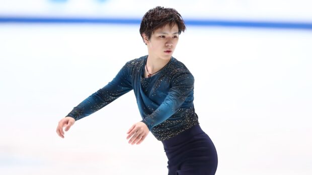 Shoma Uno shows grace and skill during his figure skating routine, HD Desktop Wallpaper