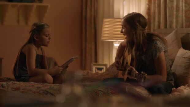 Two girls enjoying a musical session together in a cozy room from Nashville Tv Series, HD Desktop Wallpaper
