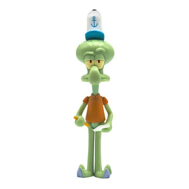 Squidward from Spongebob Squarepants is holding a pencil and notepad, HD Desktop Wallpaper