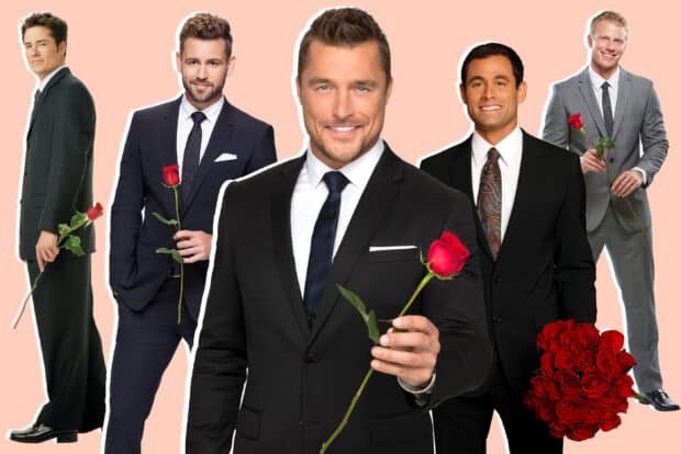 The Bachelor Tv Series features men in suits holding roses for contestants, 2K Desktop Wallpaper