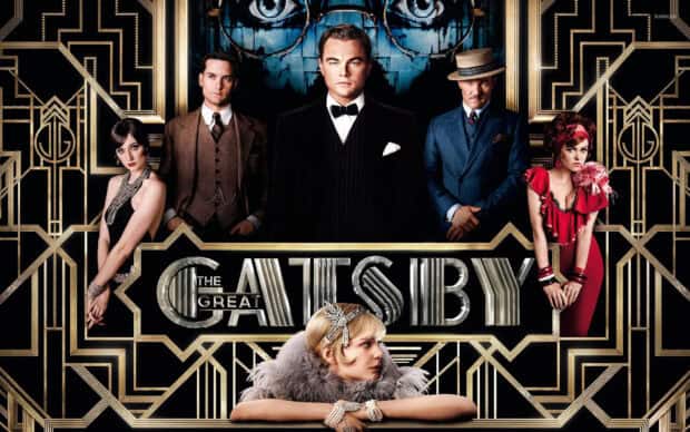 The promotional poster features Elizabeth Debicki among main characters in The Great Gatsby, HD Desktop Wallpaper