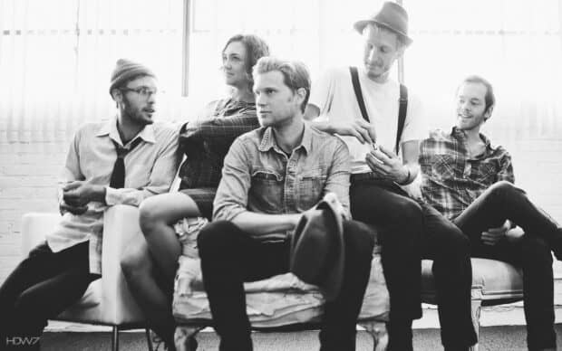 The Lumineers Wallpapers show the band members in a casual and relaxed setting, HD Desktop Wallpaper