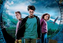 Harry, Hermione, and Ron stand ready in The Prisoner Of Azkaban, 4K Desktop Wallpaper