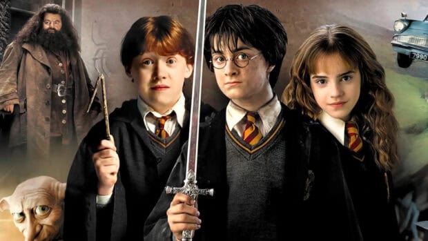 Harry Potter and friends prepare for challenges in the chamber of secrets, HD Desktop Wallpaper