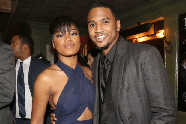 Trey Songz wallpapers showing him smiling in a dark suit, HD Desktop Wallpaper