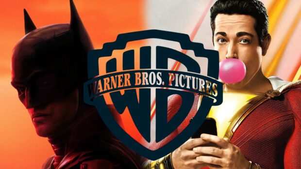 The Warner Bros Wallpapers features Batman and Shazam together, HD Desktop Wallpaper