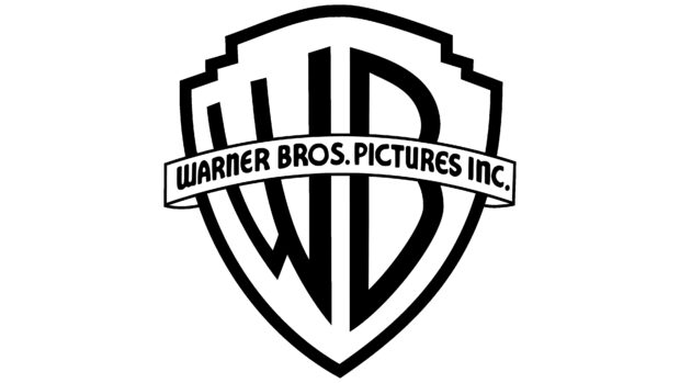 The image shows the Warner Bros logo in black and white style, 4K PC Wallpaper
