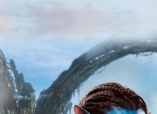 Zoe Saldana avatar characters stand with scenic natural background, HD Phone Wallpaper