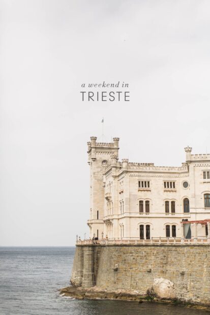 A historic castle overlooking the sea in Trieste wallpapers, HD Mobile Wallpaper