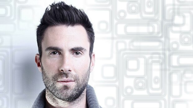 A close up portrait of Adam Levine with a textured white background, HD Desktop Wallpaper