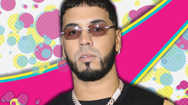 Anuel Aa colorful artistic portrait with sunglasses and jewelry, HD Desktop Wallpaper