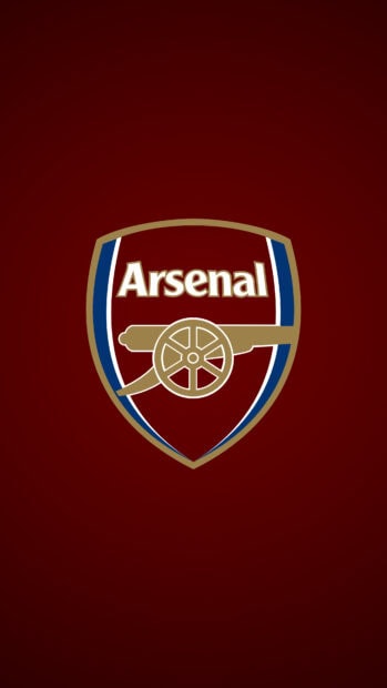 Arsenal logo on a dark red background representing Arsenal Fc